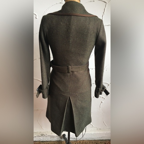 System Action- ladies lined belted trench coat - Picture 3 of 5